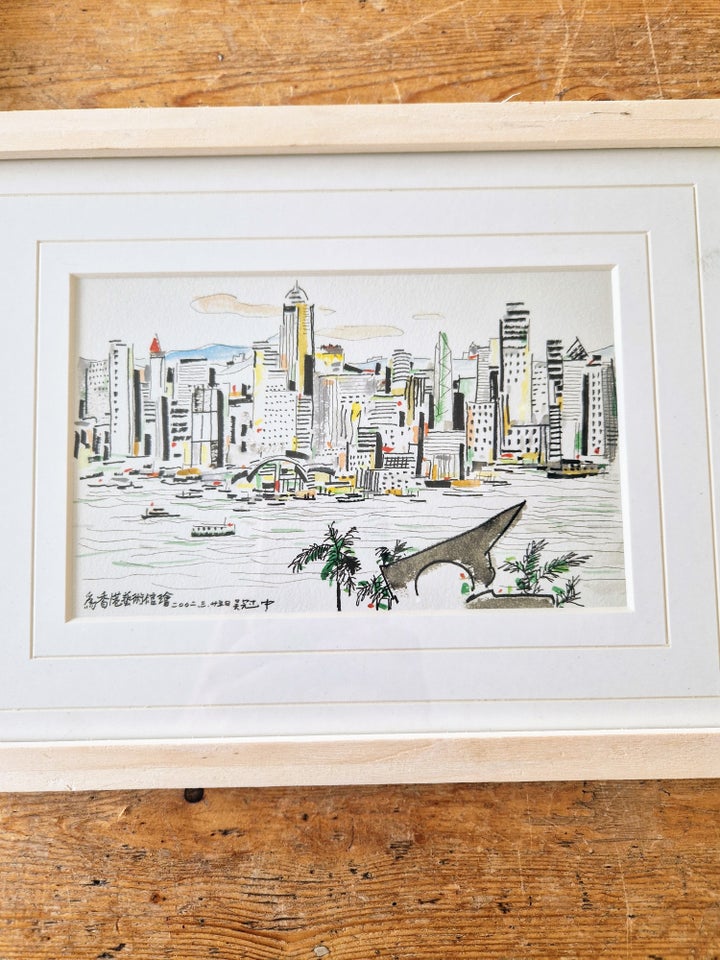 Tryk Wu Guanzhong motiv: Hong