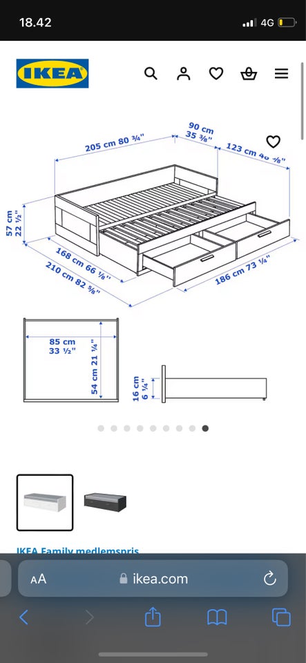 Sovesofa, Ikea