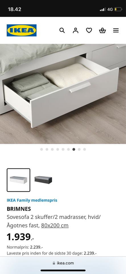 Sovesofa, Ikea