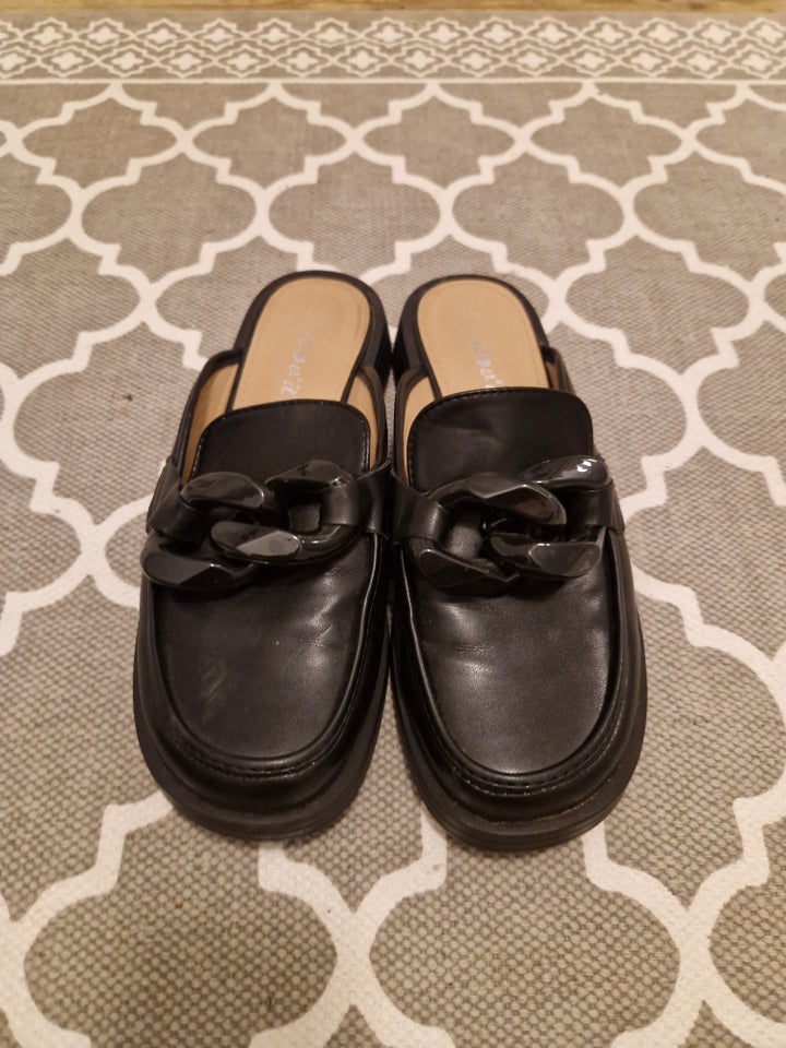 Loafers str 40 Sort