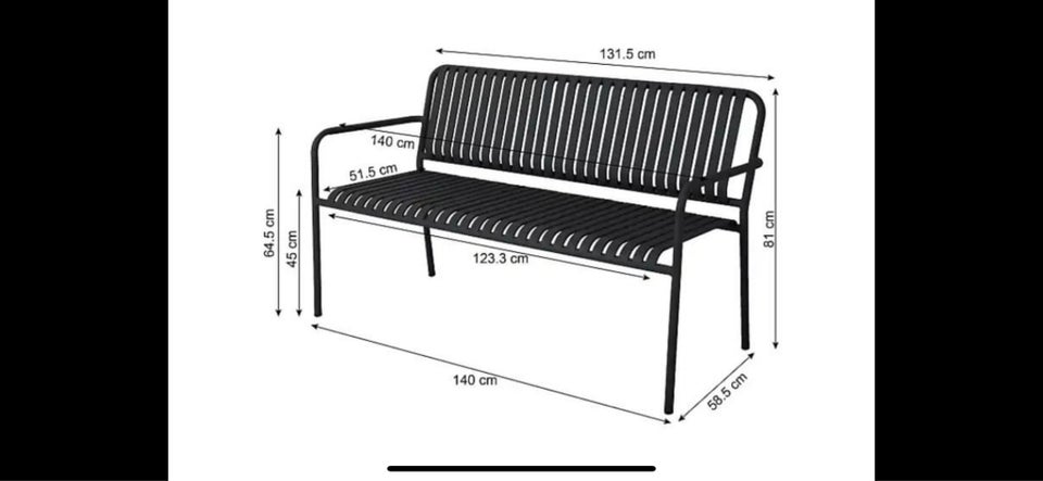 Bænk, Aluminium