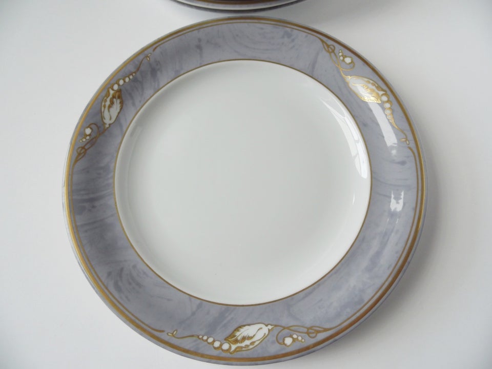 Porcelæn Grå Magnolie Royal