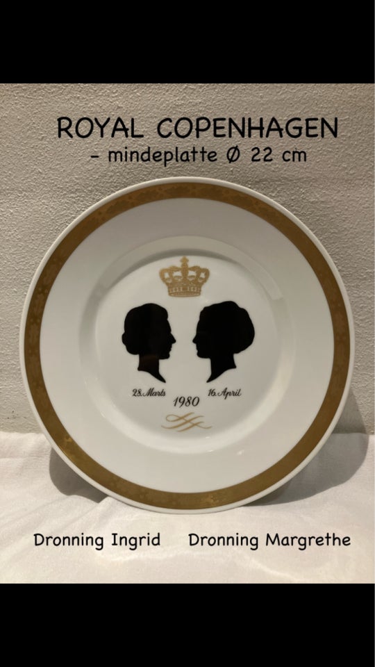 Royal Copenhagen , Mindeplatte