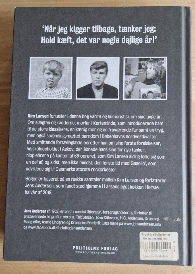 KIM LARSEN. De unge år, Jens