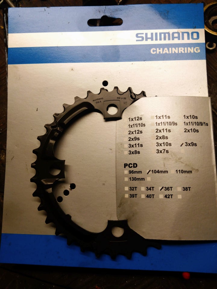 Klinge, Shimano Deore 36 tands