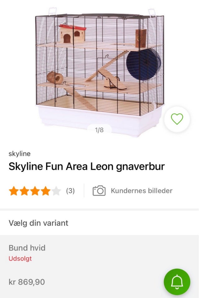 Hamsterbur og løbegård