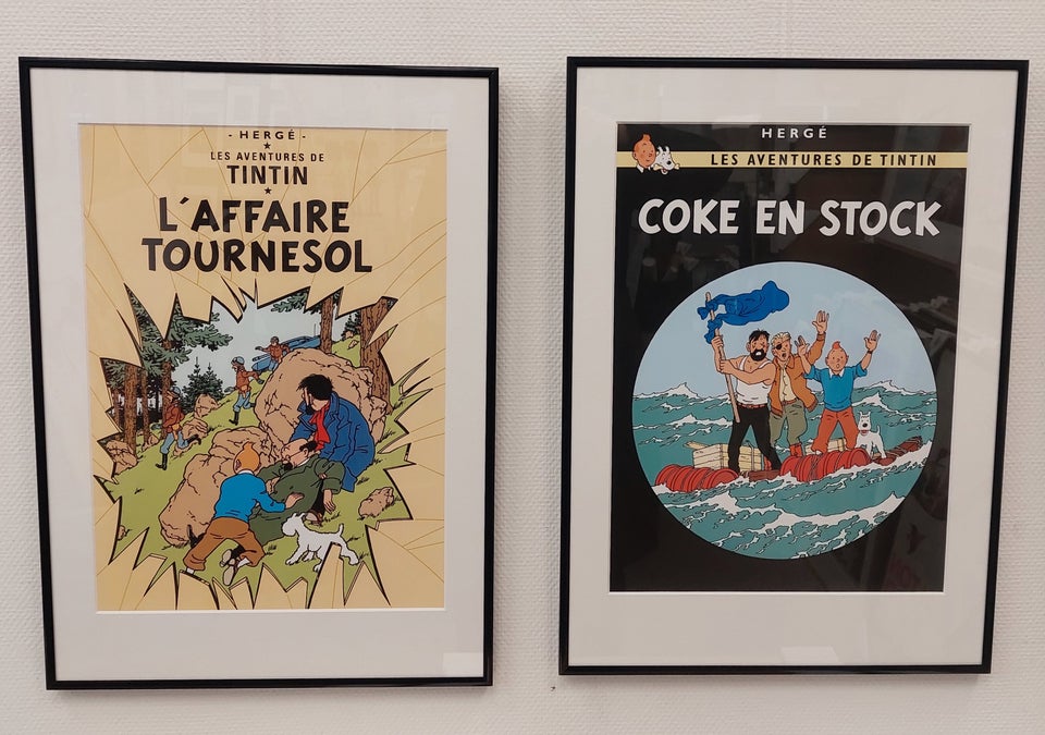 Fede plakater af Hergé motiv: