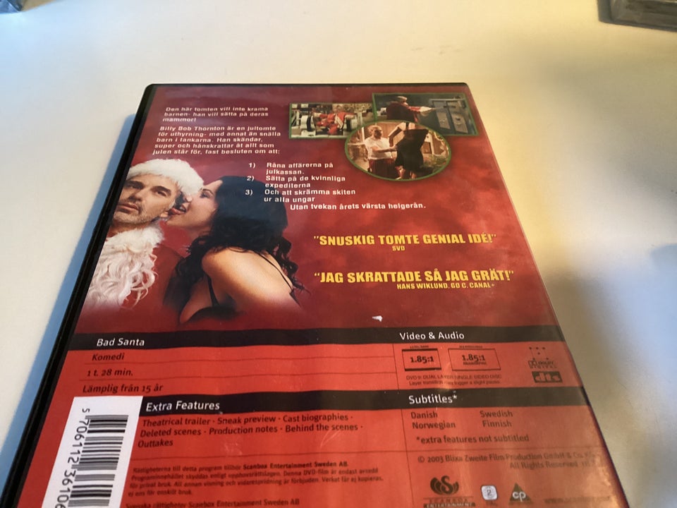 Bad Santa , DVD, komedie