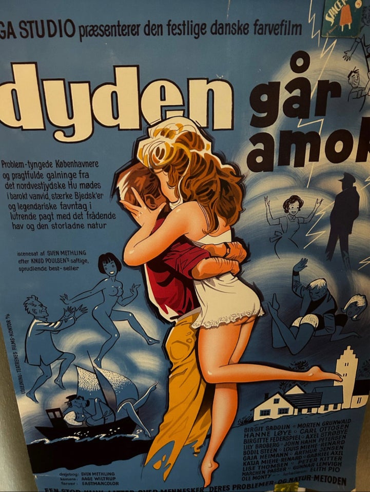 Filmplakat Dyden går amok, b: 62 h: