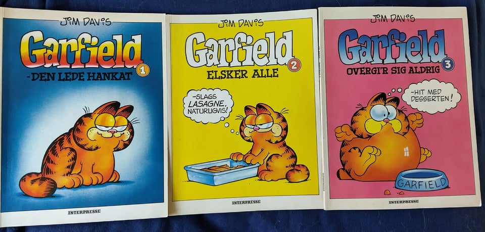 3 Stk. Garfield, Tegneserie