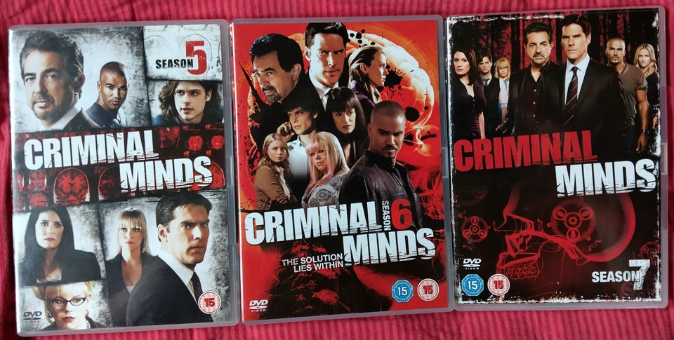 Criminal Minds sæson 5 - 6 - 7 - 8 - 9,