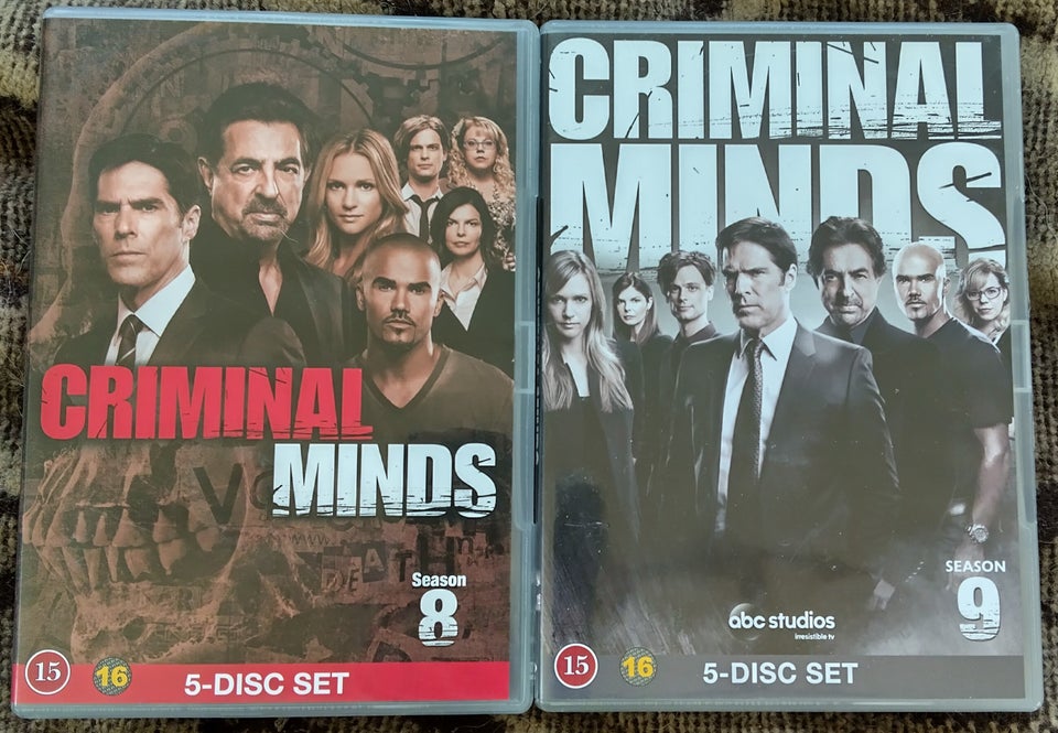 Criminal Minds sæson 5 - 6 - 7 - 8 - 9,