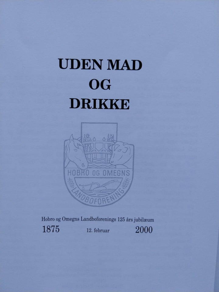 Uden mad og drikke, emne: