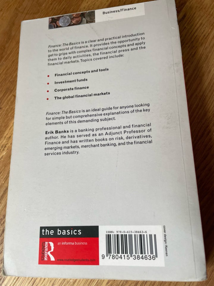 Finance. The Basics, Erik Banks,