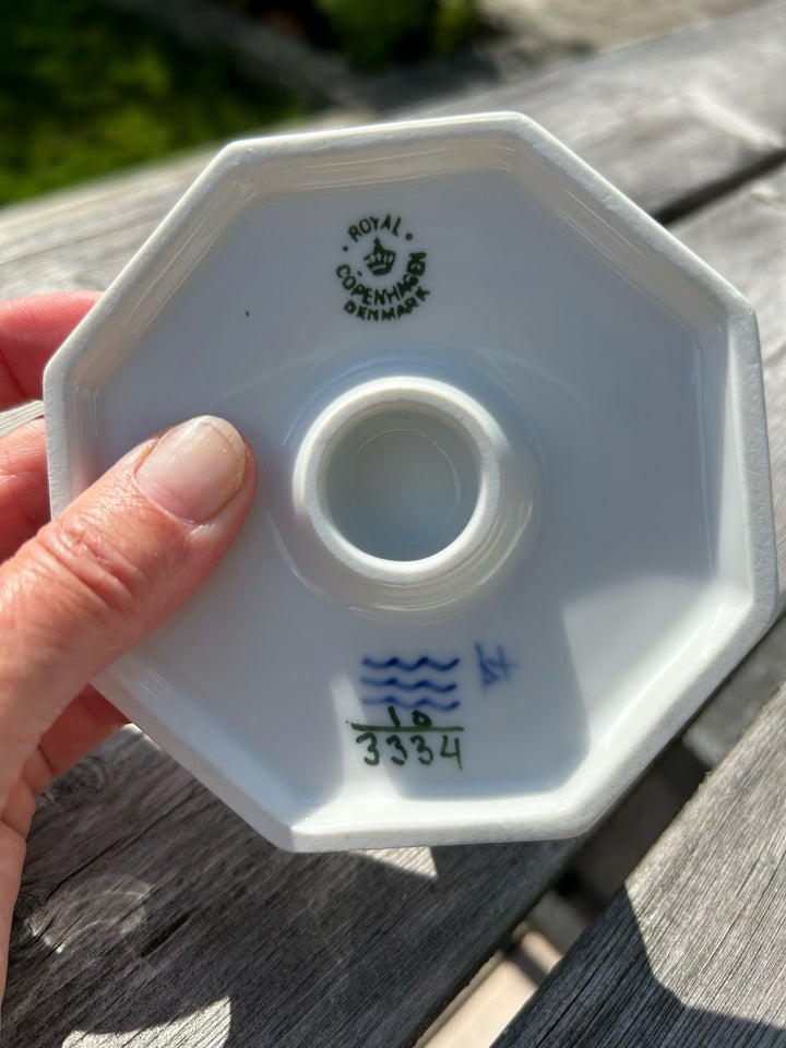 Porcelæn Lysestage Royal