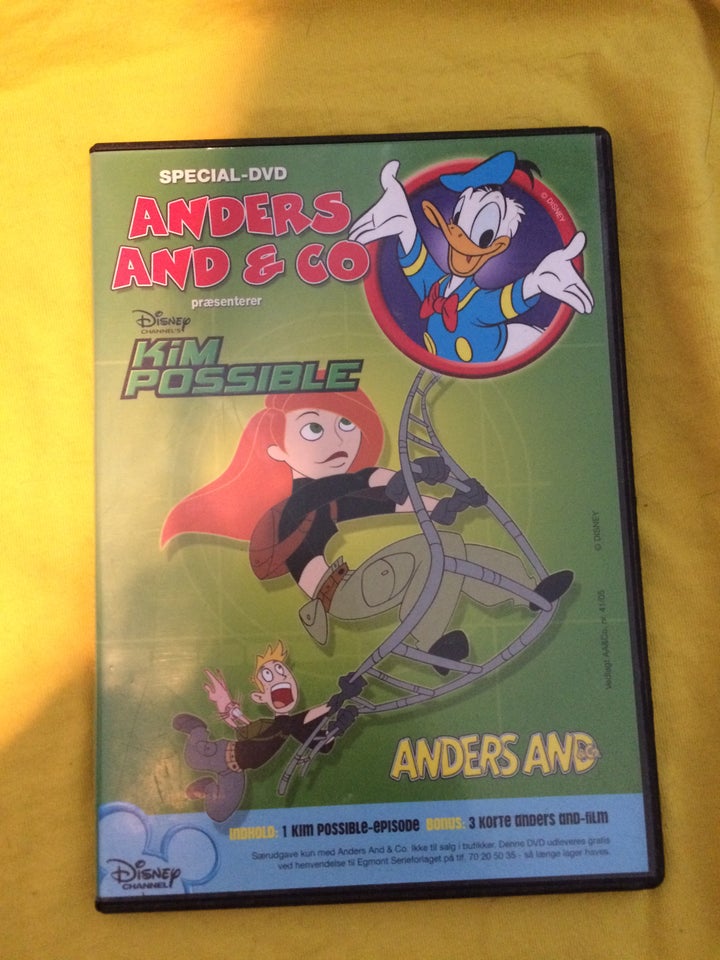 Kim Possible, DVD, tegnefilm