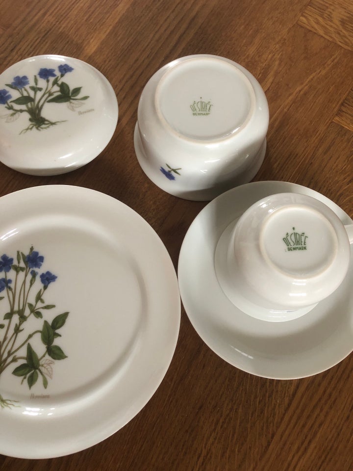 Porcelæn Kaffekop kagetallerken