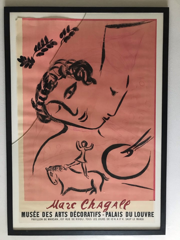 Plakat, Marc Chagall, b: 59 h: 84