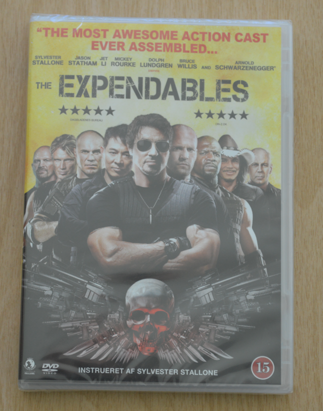 The Expendables Ny uåbnet, DVD,