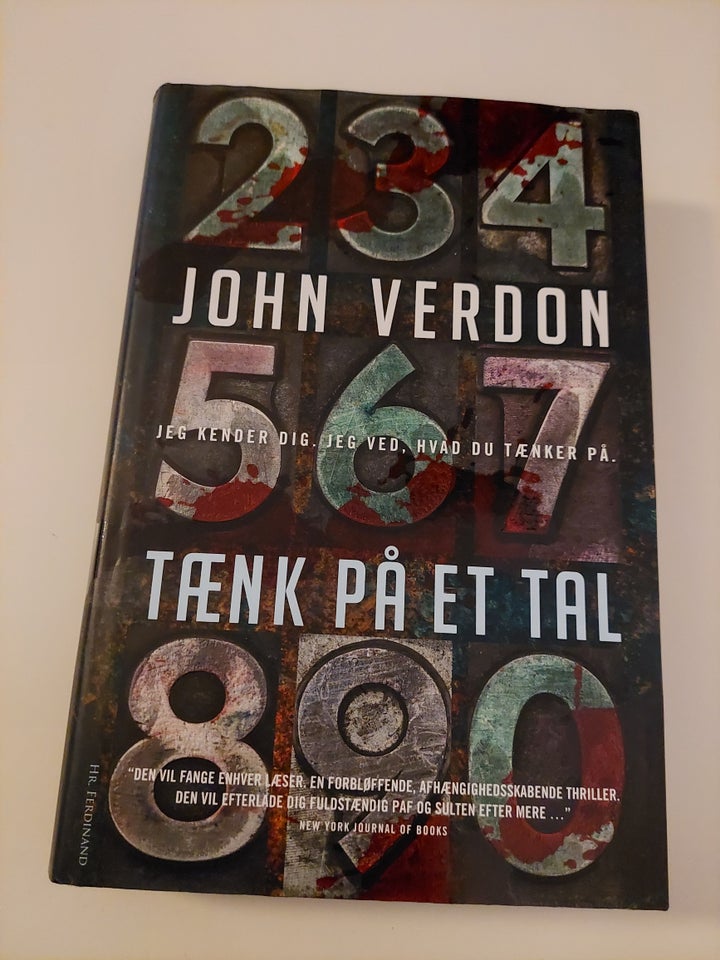 Tænk på et tal, John Verdon, genre: