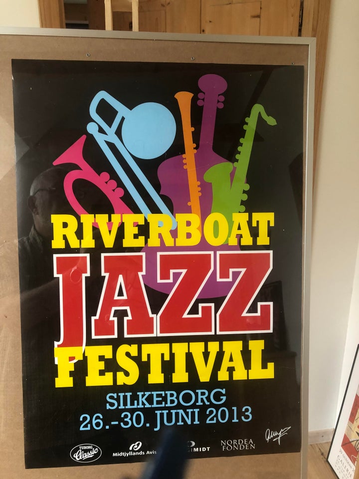 plakat, Riverboat Jazz, motiv: