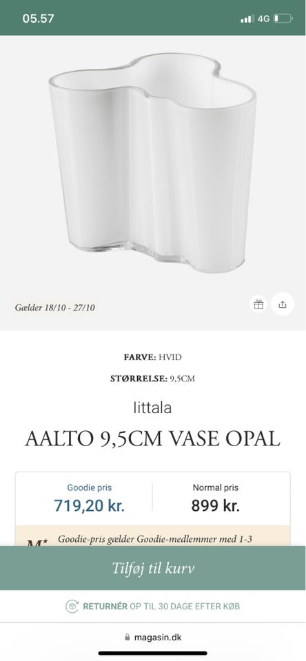 Glas, Vase, Littala