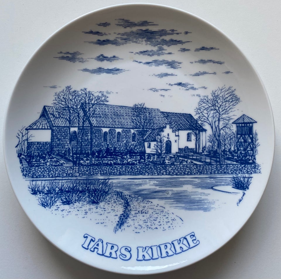 Tårs kirke Svane Porcelæn