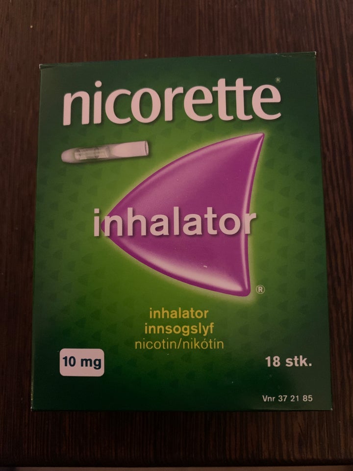 Nicorette inhalator, Nicorette