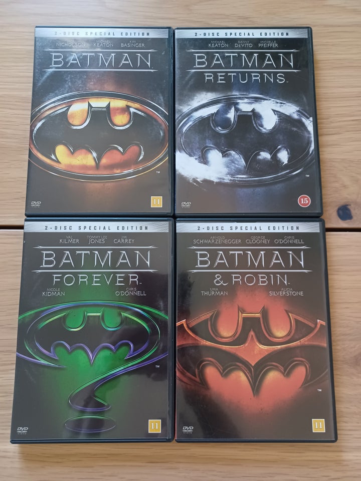 Batman 1 + 2 + 3 + 4, instruktør Tim