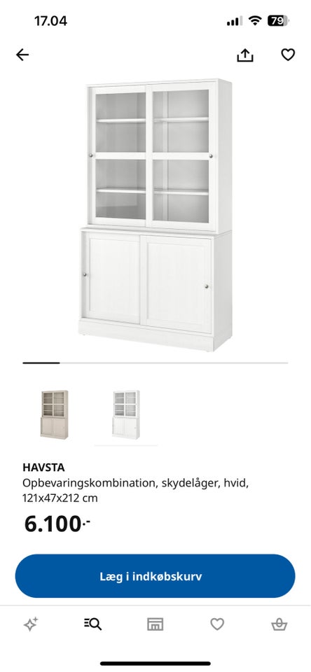 Vitrineskab, Ikea