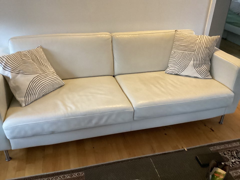 Sofa, læder, 3 pers.