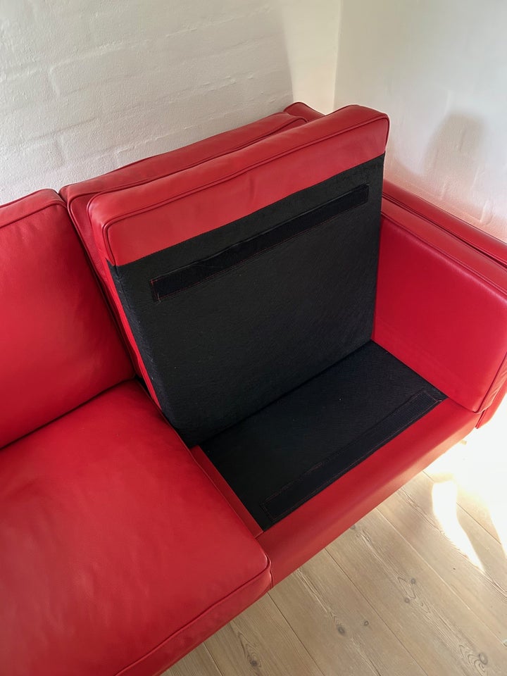 Sofa, læder, 2 pers.