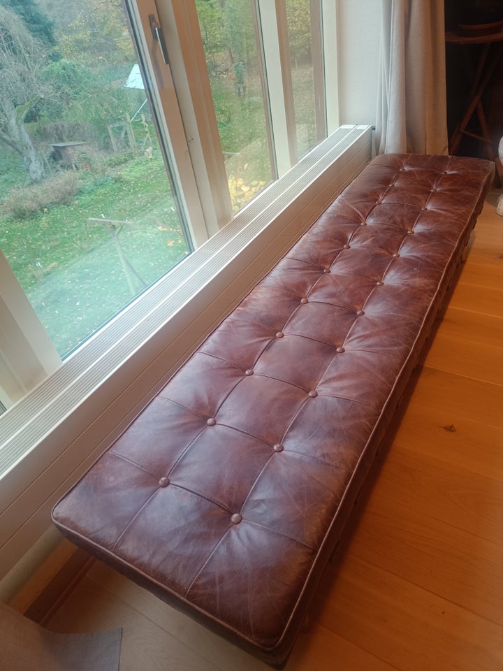 Daybed, læder, 4 pers.