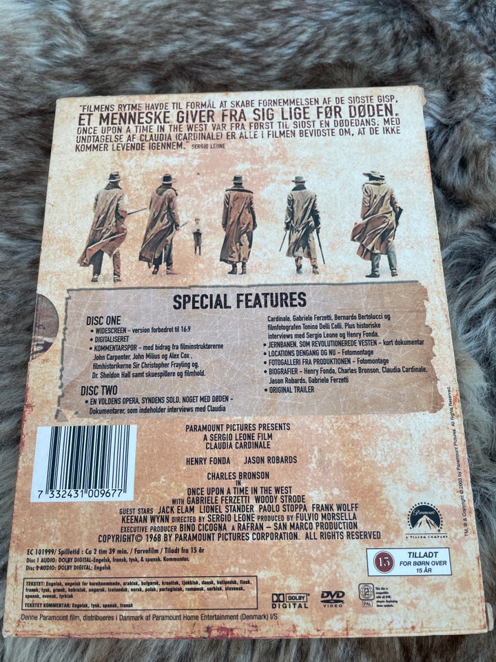 Once upon a time in the west , DVD,