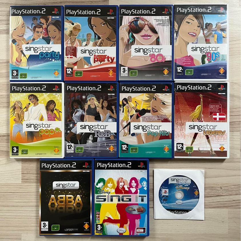 Singstar Diverse Spil, PS2