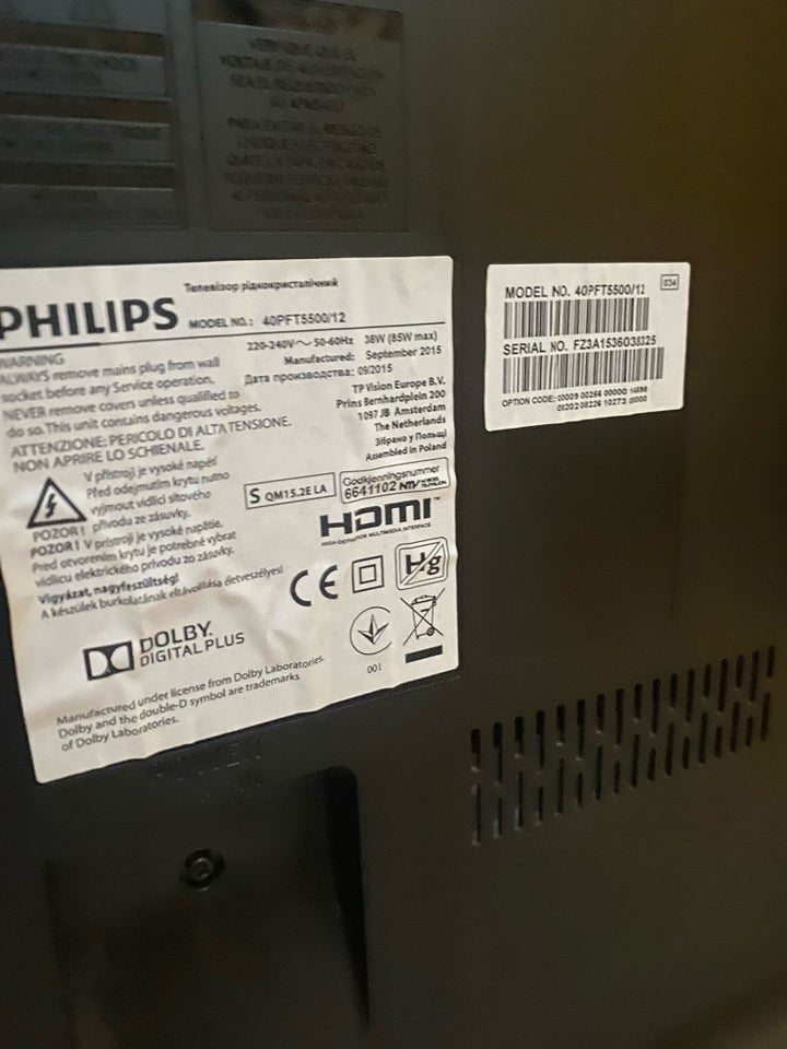 LED, Philips, 40"