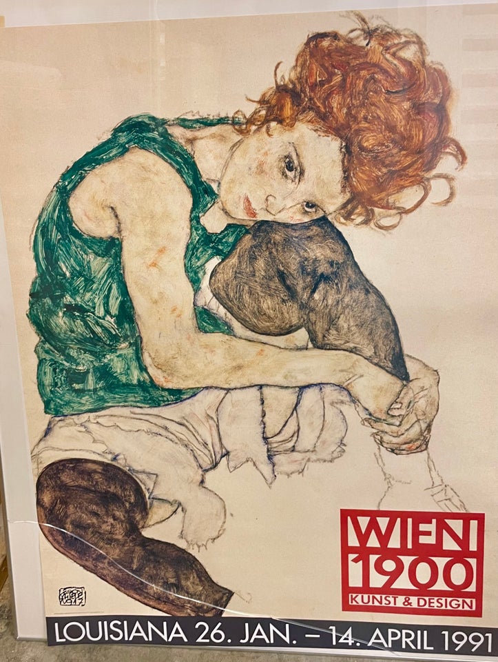 Plakat, Egon Schiele, motiv: