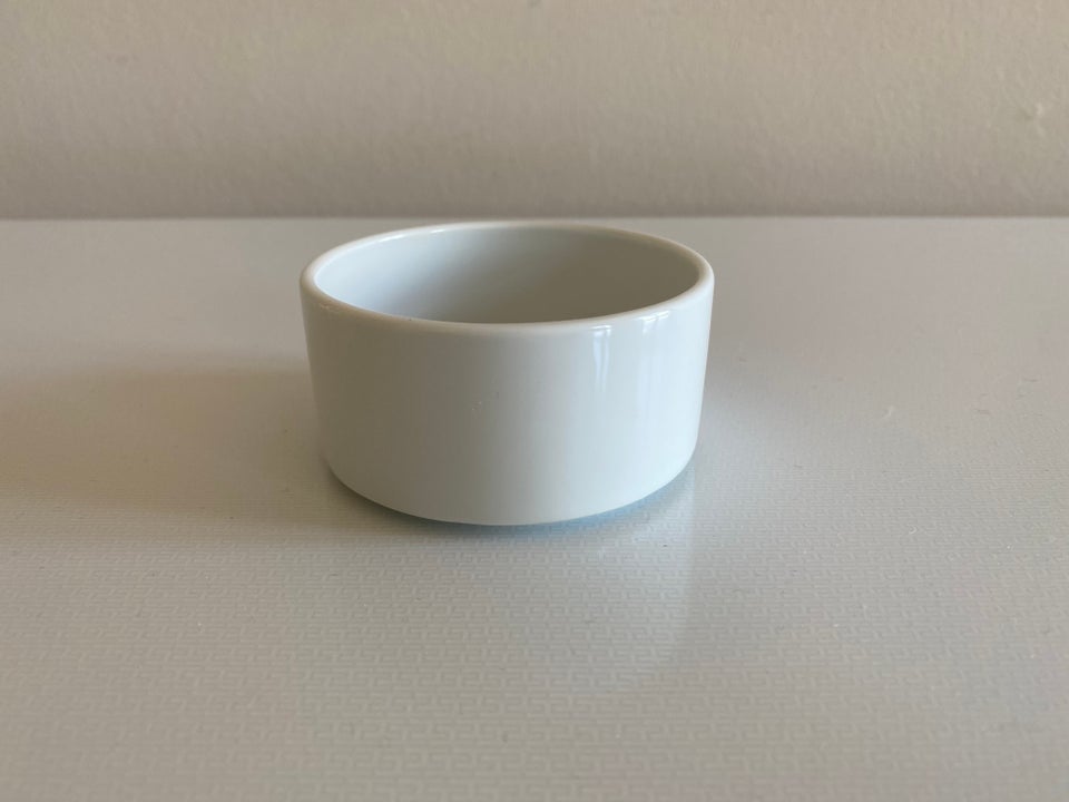 Porcelæn, Sukkerskål, Hvid Domino