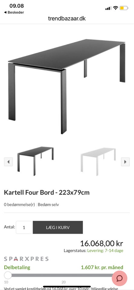 Anden arkitekt Kartell Four