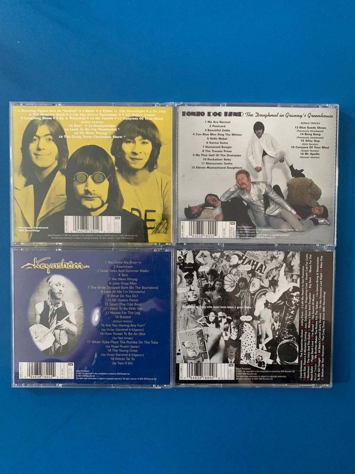 BONZO DOG BAND: 4 CD ALBUMS, andet