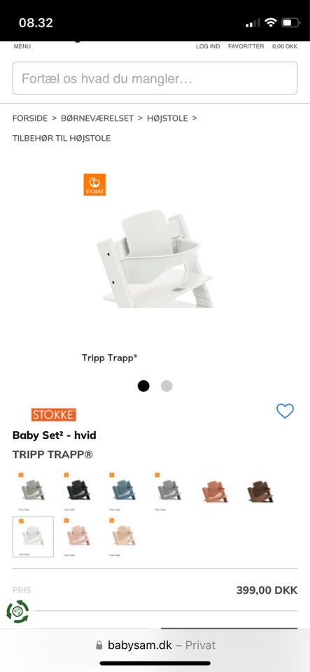 Tilbehør, Stokke TRIPP TRAPP