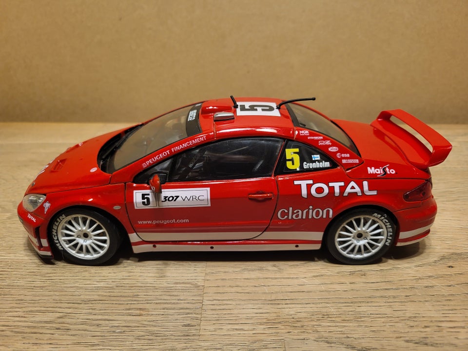 Modelbil, Peugeot 307 WRC, skala