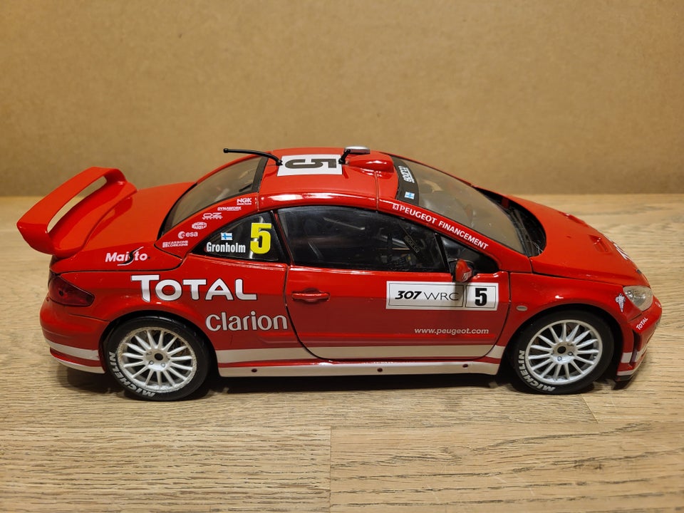 Modelbil, Peugeot 307 WRC, skala