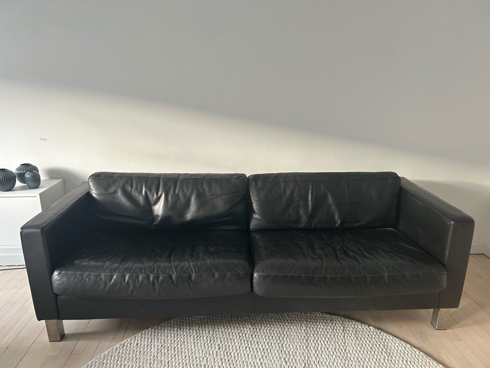 Sofa, læder, 2 pers.