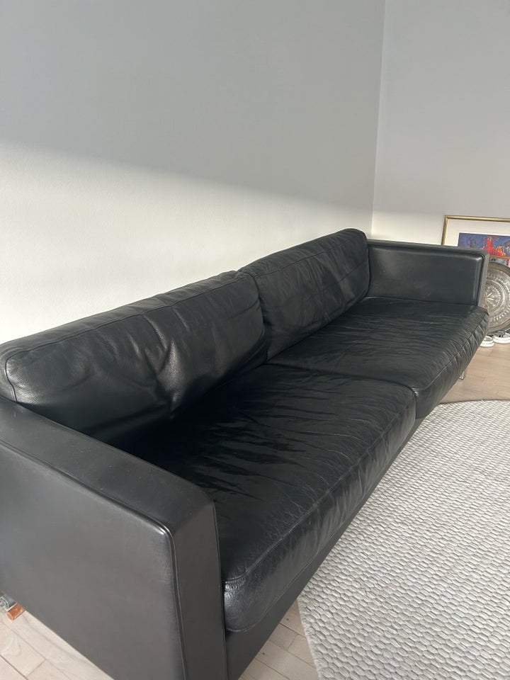 Sofa, læder, 2 pers.