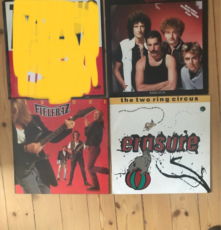 LP, Queen / fielfraz / erasure , 3stk