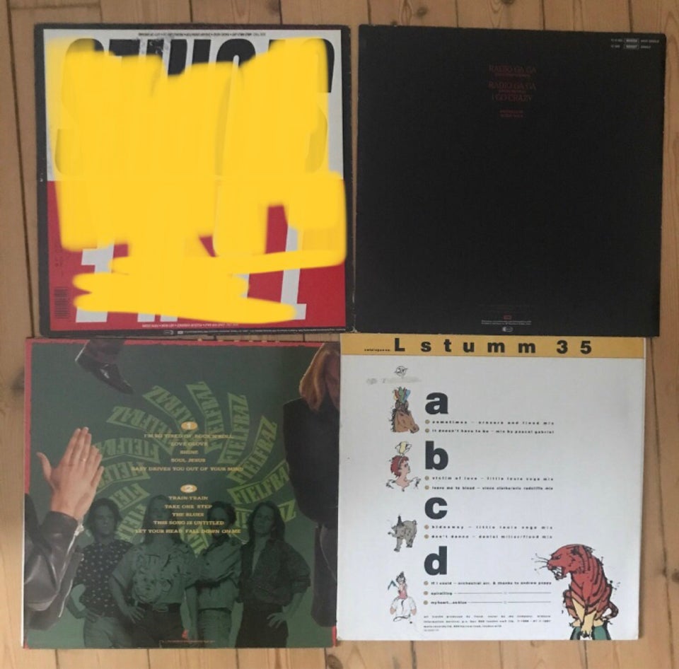 LP, Queen / fielfraz / erasure , 3stk