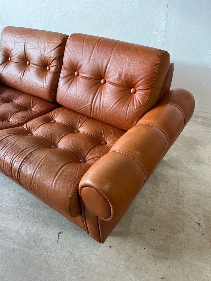 Sofa, læder, 2 pers.