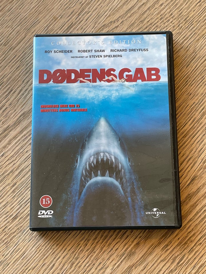 Jaws - Dødens Gab, DVD, action