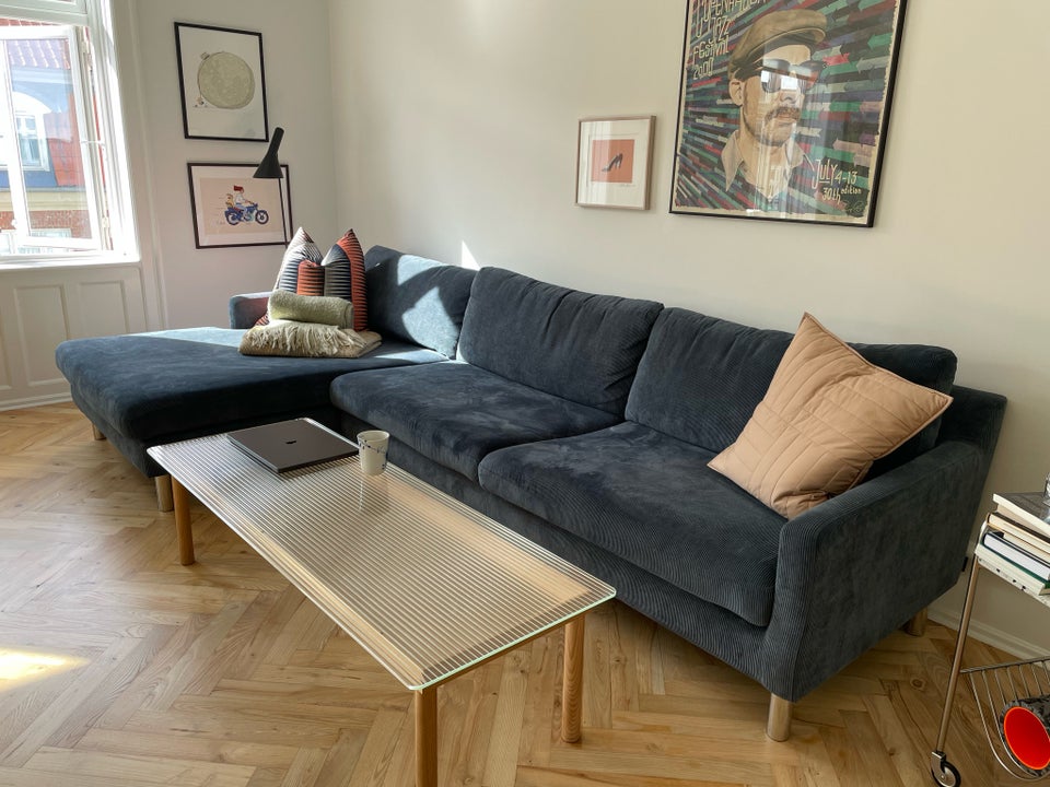 Sofa fløjl 3 pers